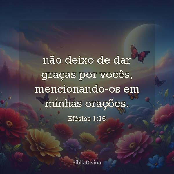 Efésios 1:16