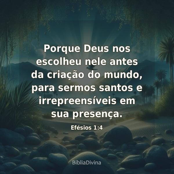 Efésios 1:4