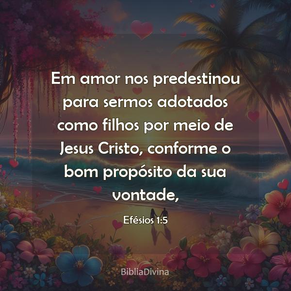 Efésios 1:5