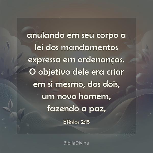 Efésios 2:15