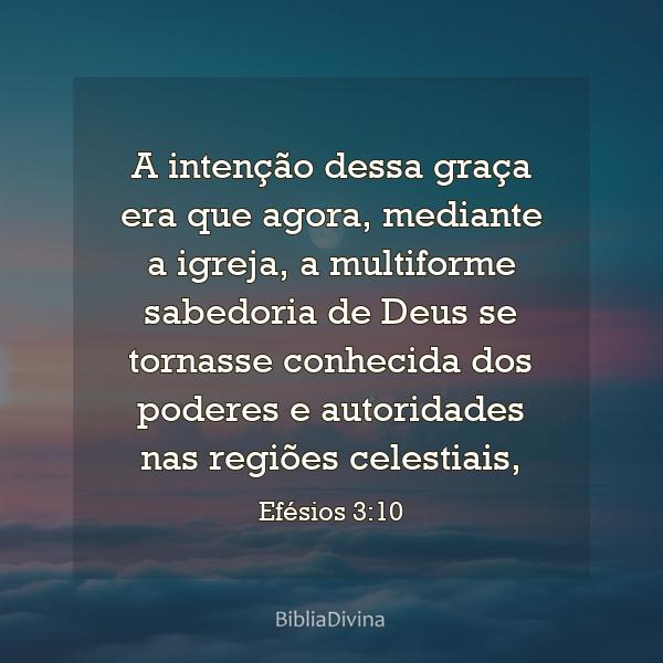 Efésios 3:10