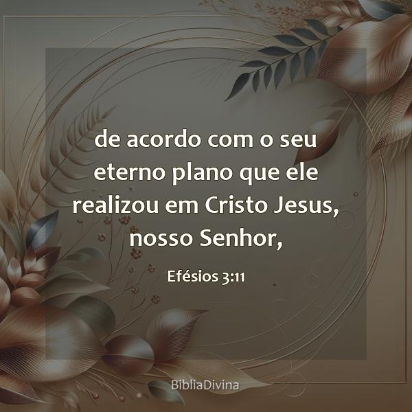 Efésios 3:11