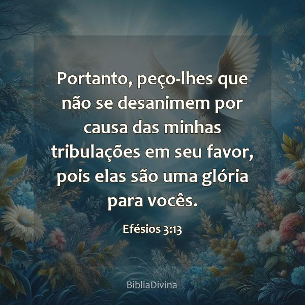 Efésios 3:13