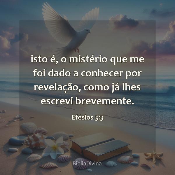 Efésios 3:3