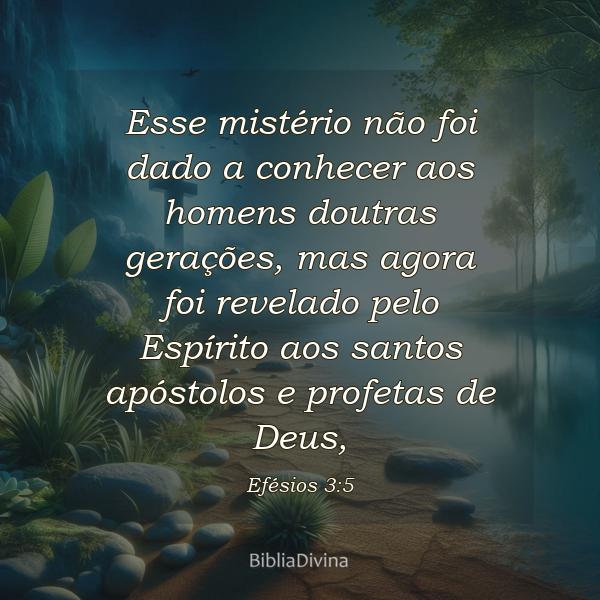 Efésios 3:5