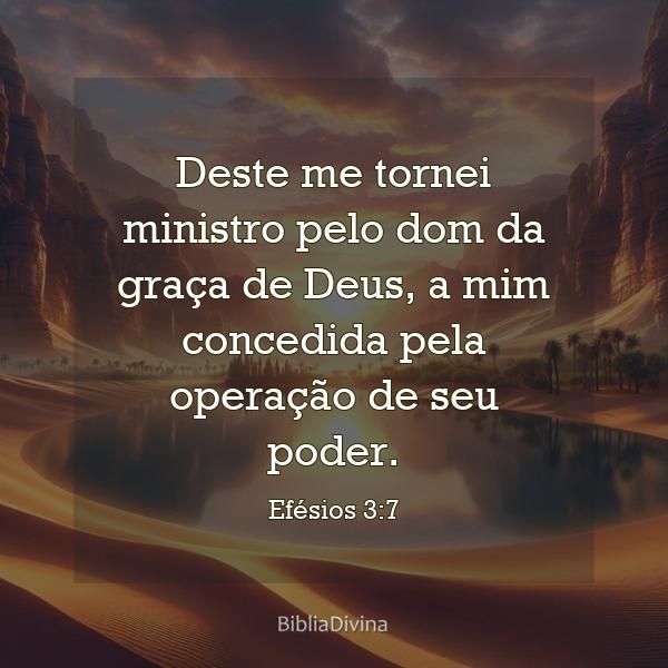 Efésios 3:7