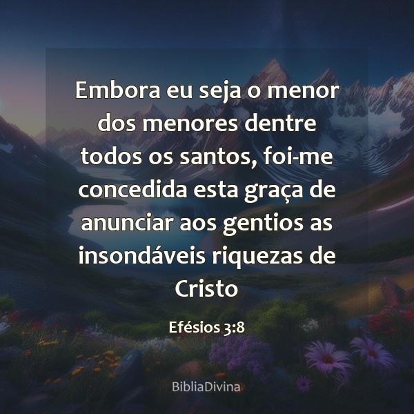 Efésios 3:8