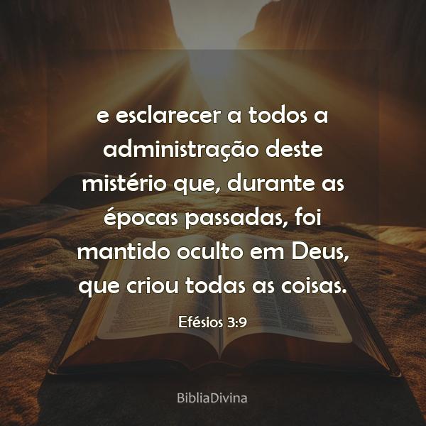 Efésios 3:9