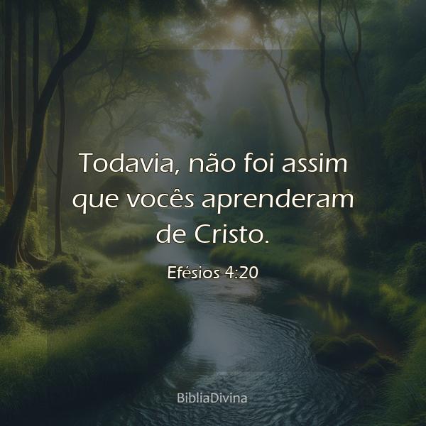 Efésios 4:20