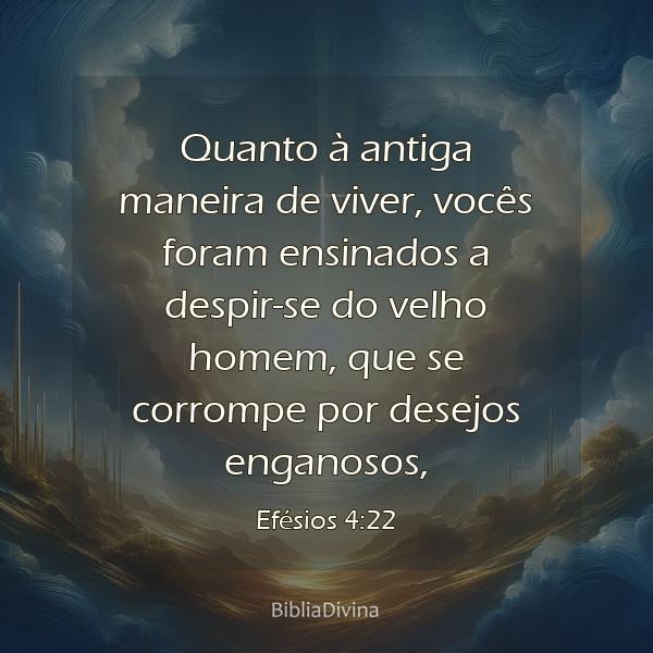 Efésios 4:22