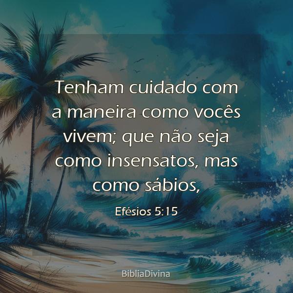 Efésios 5:15