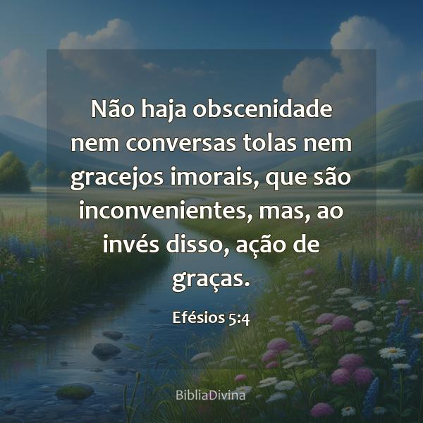 Efésios 5:4