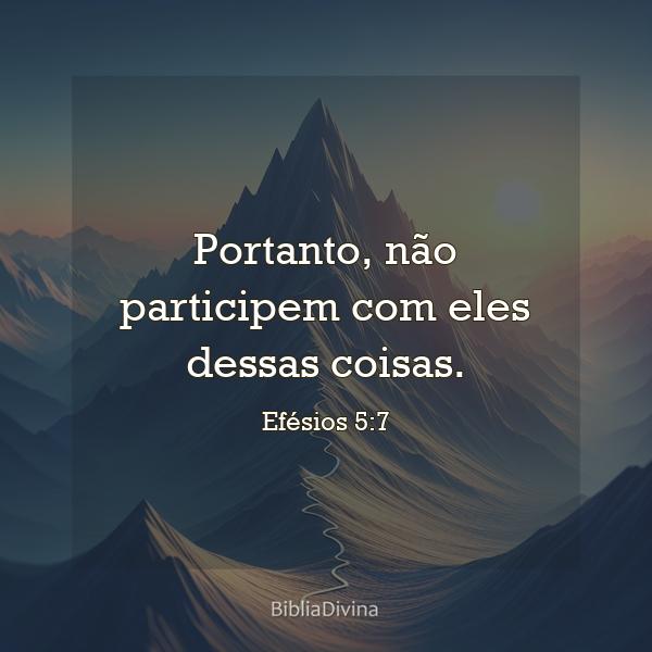 Efésios 5:7