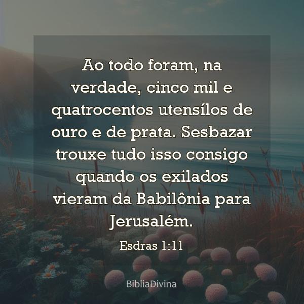 Esdras 1:11