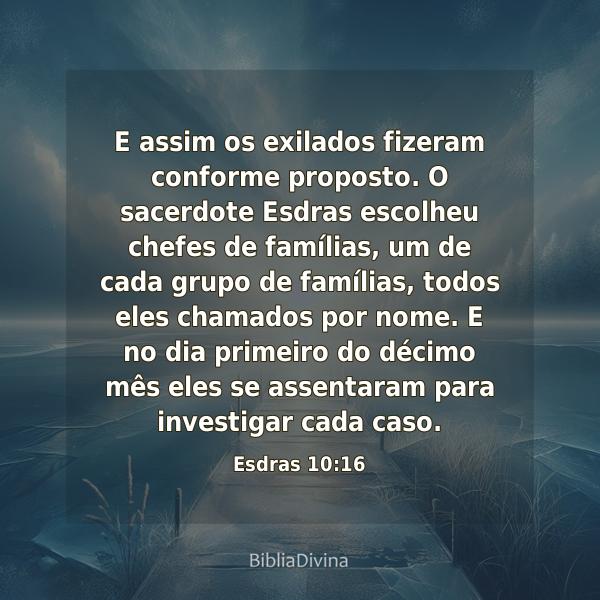 Esdras 10:16