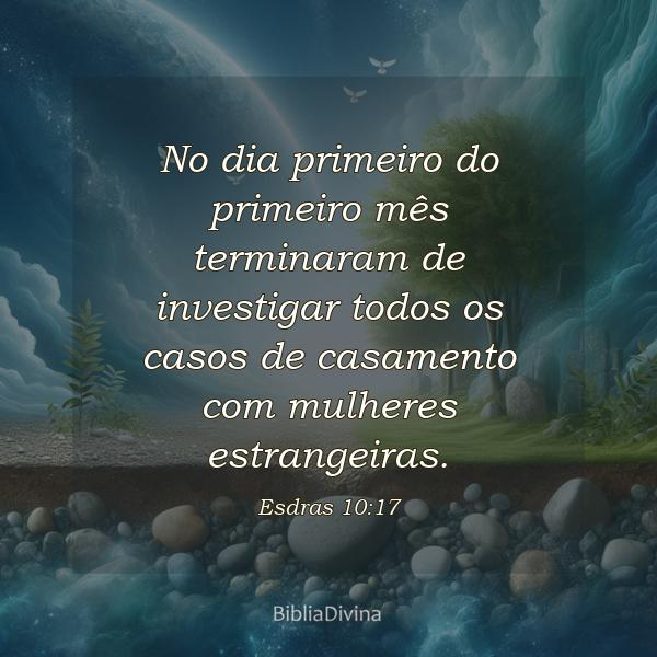 Esdras 10:17