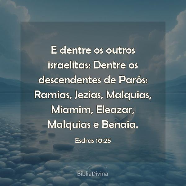 Esdras 10:25