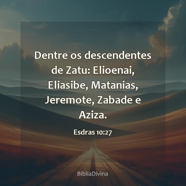 Esdras 10:27