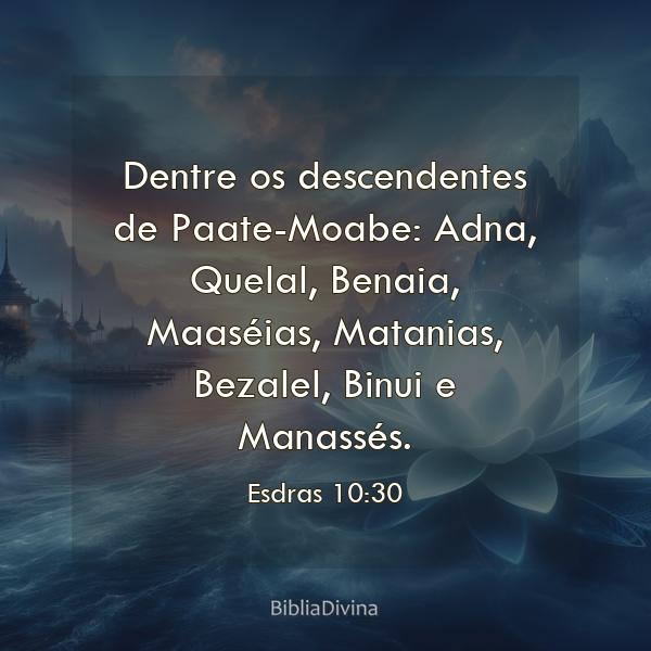 Esdras 10:30