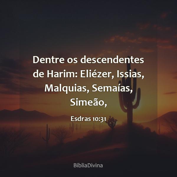 Esdras 10:31