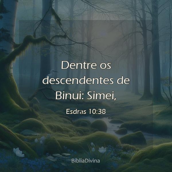 Esdras 10:38