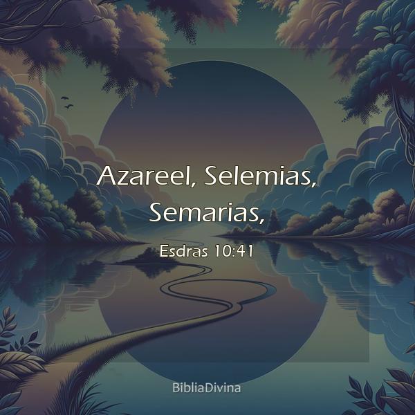 Esdras 10:41