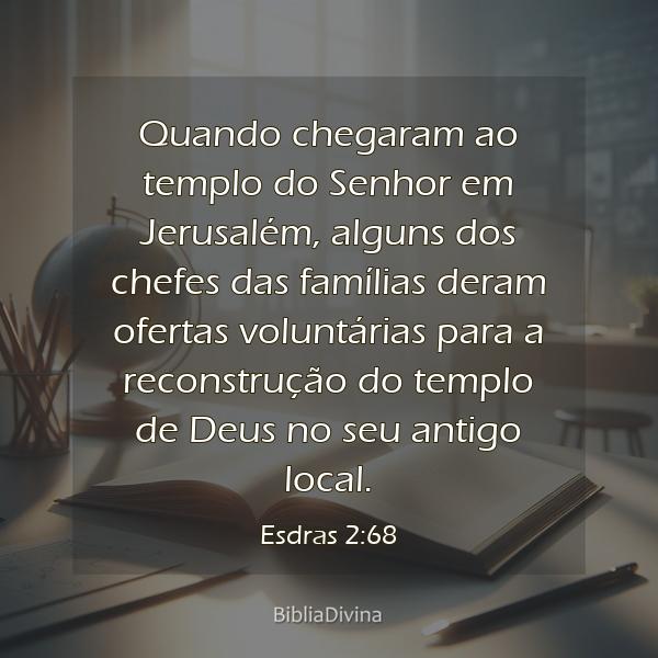 Esdras 2:68