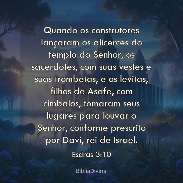 Esdras 3:10