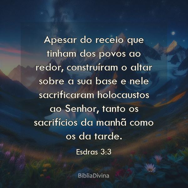 Esdras 3:3