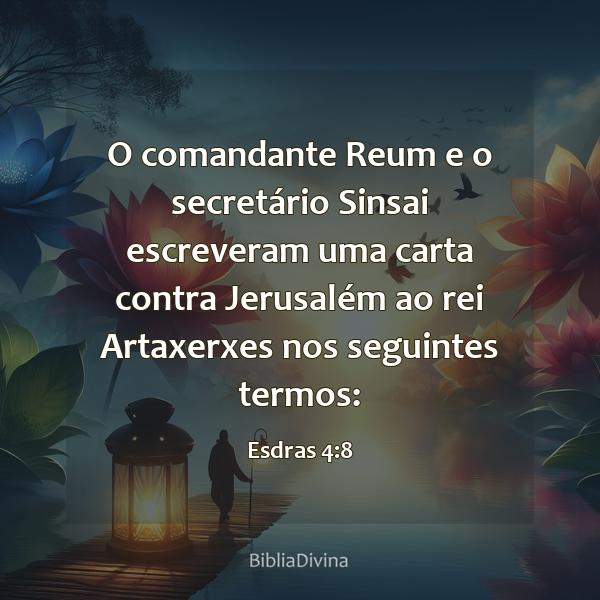 Esdras 4:8