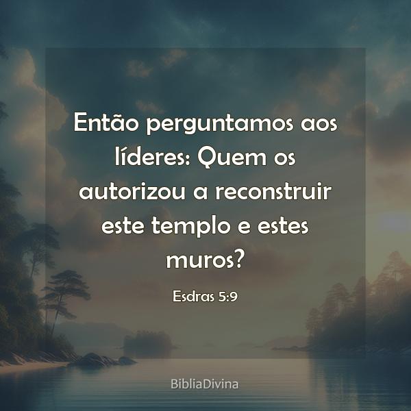 Esdras 5:9