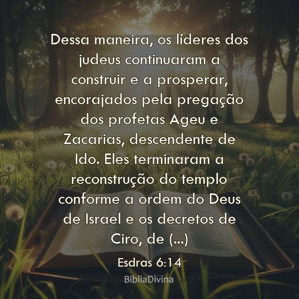 Esdras 6:14