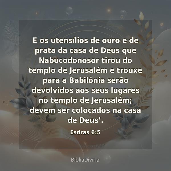 Esdras 6:5