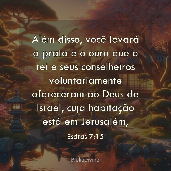 Esdras 7:15