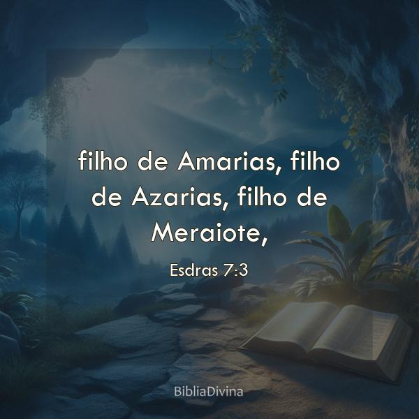 Esdras 7:3