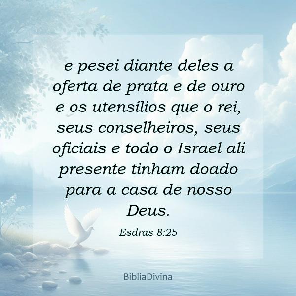 Esdras 8:25