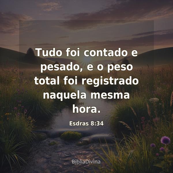 Esdras 8:34