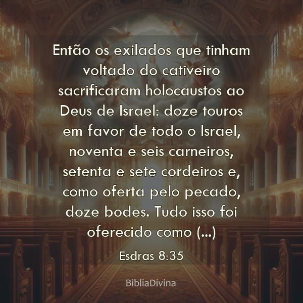 Esdras 8:35