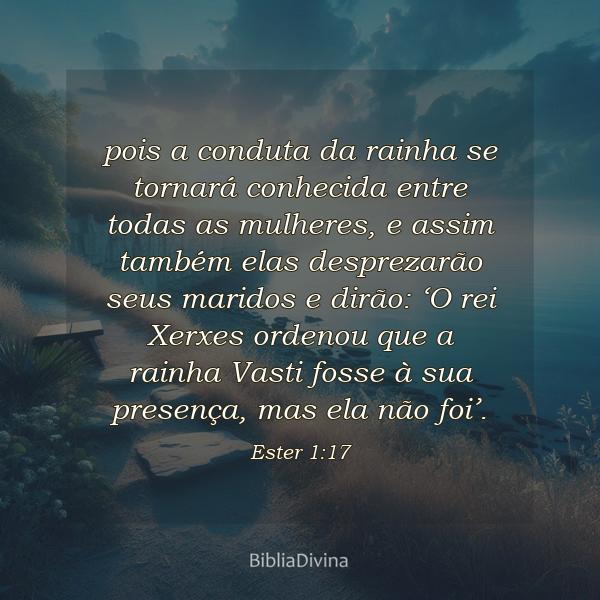 Ester 1:17