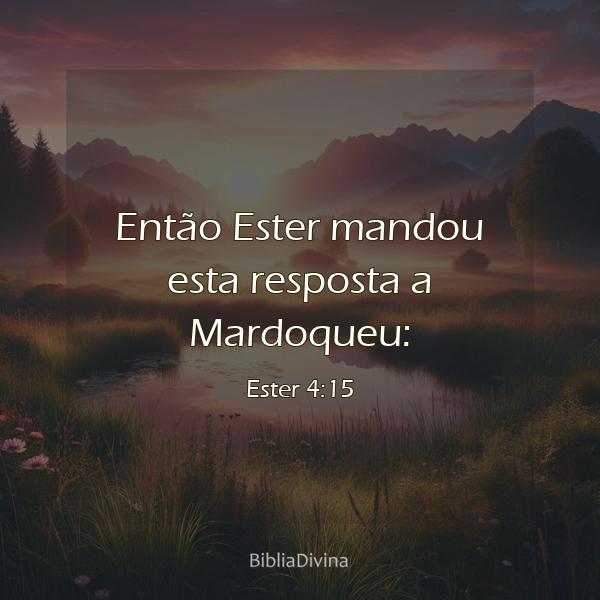 Ester 4:15