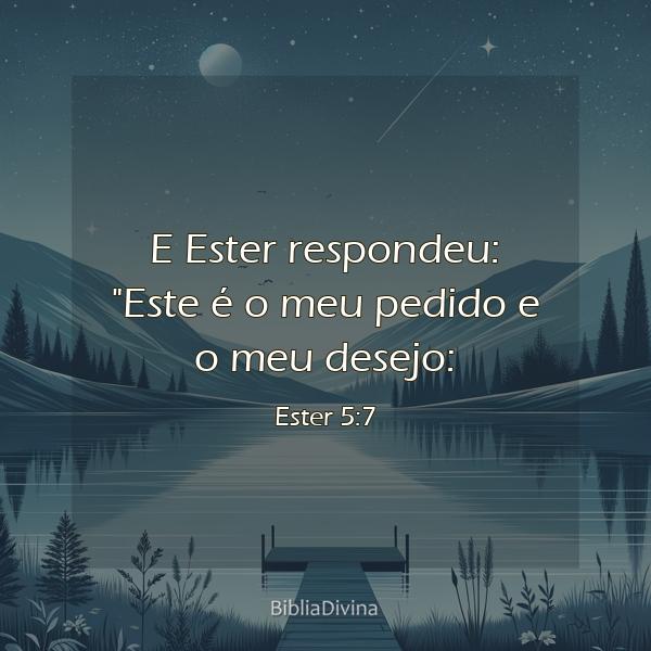 Ester 5:7