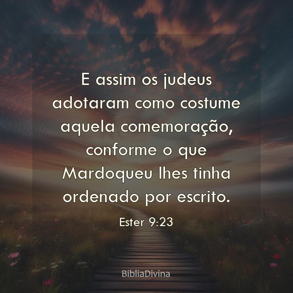 Ester 9:23