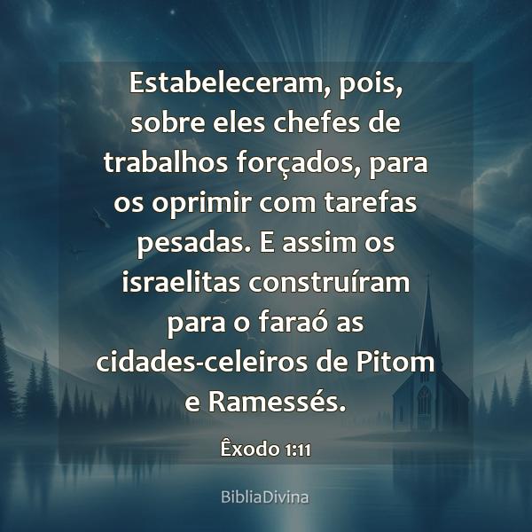 Êxodo 1:11