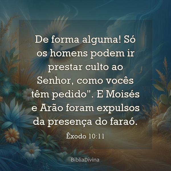 Êxodo 10:11