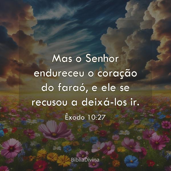 Êxodo 10:27