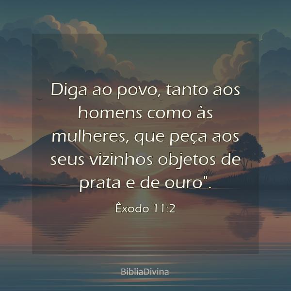 Êxodo 11:2