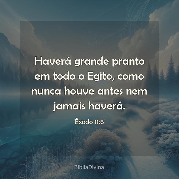 Êxodo 11:6