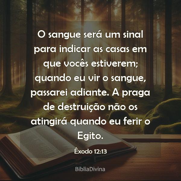 Êxodo 12:13