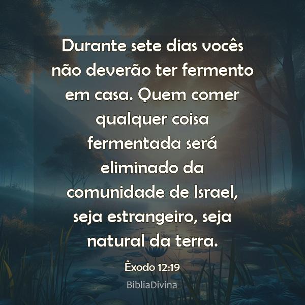 Êxodo 12:19