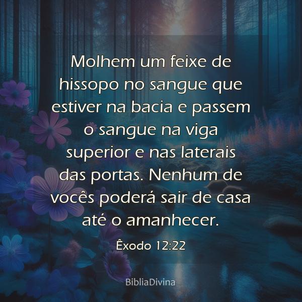 Êxodo 12:22